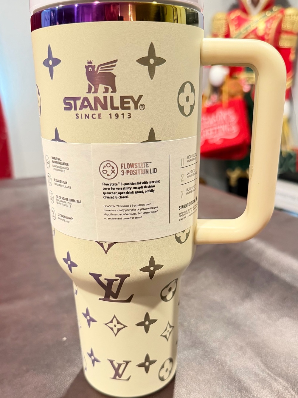Stanley 40oz Laser Engraved LV Tumbler